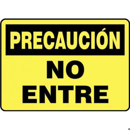 Accuform OSHA CAUTION Safety Sign DO NOT SHMADM629VS SHMADM629VS